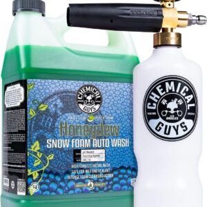 Chemical Guys, TORQ Max Foam 8 Cannon & Honeydew Snow Foam Kit, 1 Gallon | High-foaming cannon paired with a gallon of honeydew snow foam for thick, clinging, scratch-free suds