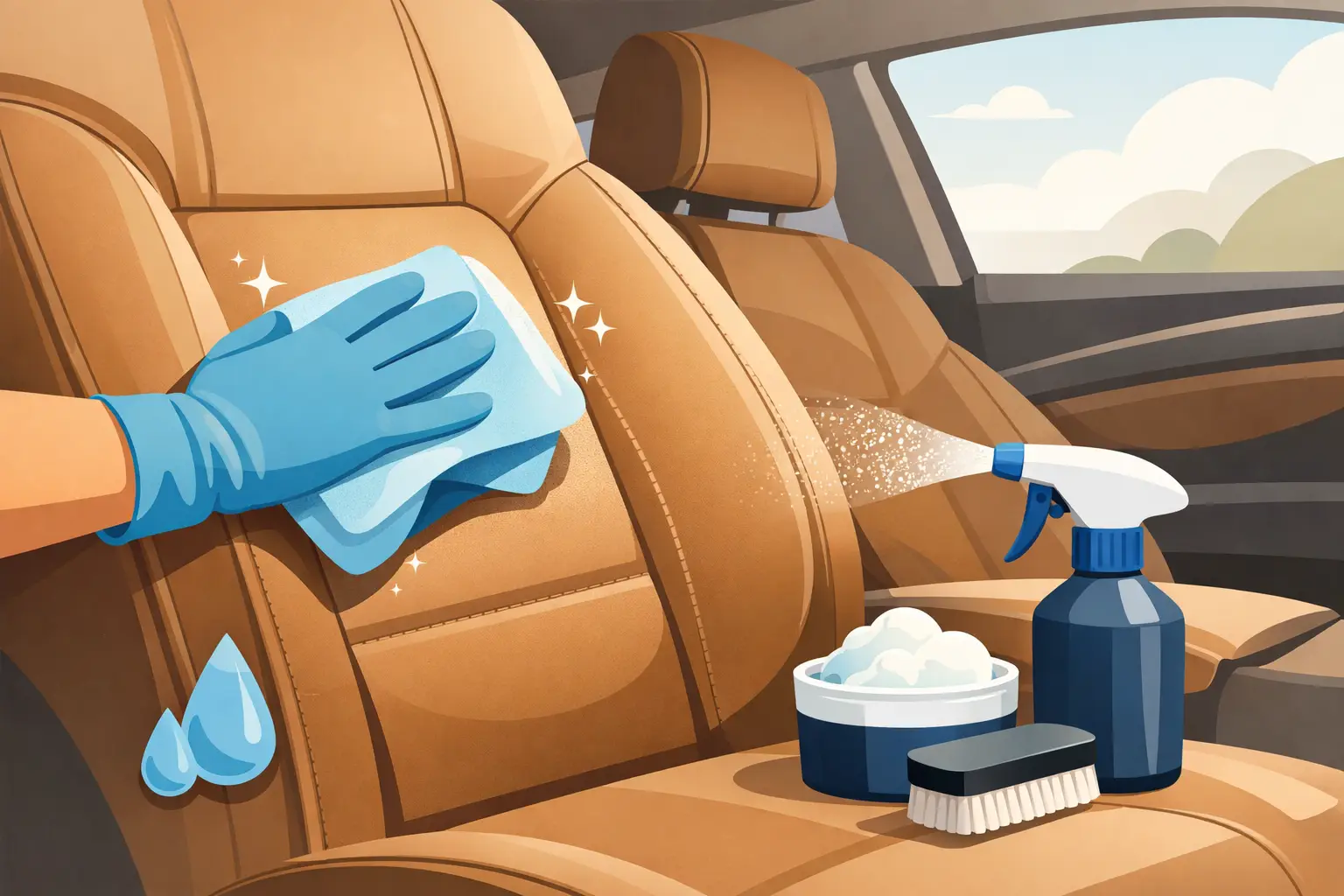 How to Clean Leather Seats Without Drying Them