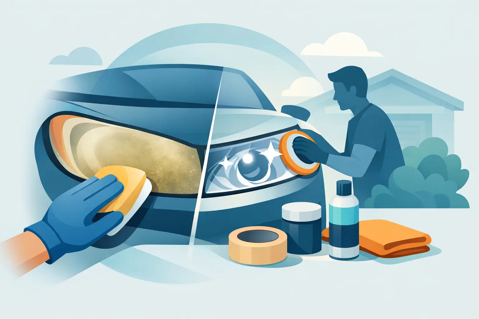 How to Restore Faded Headlights Safely at Home