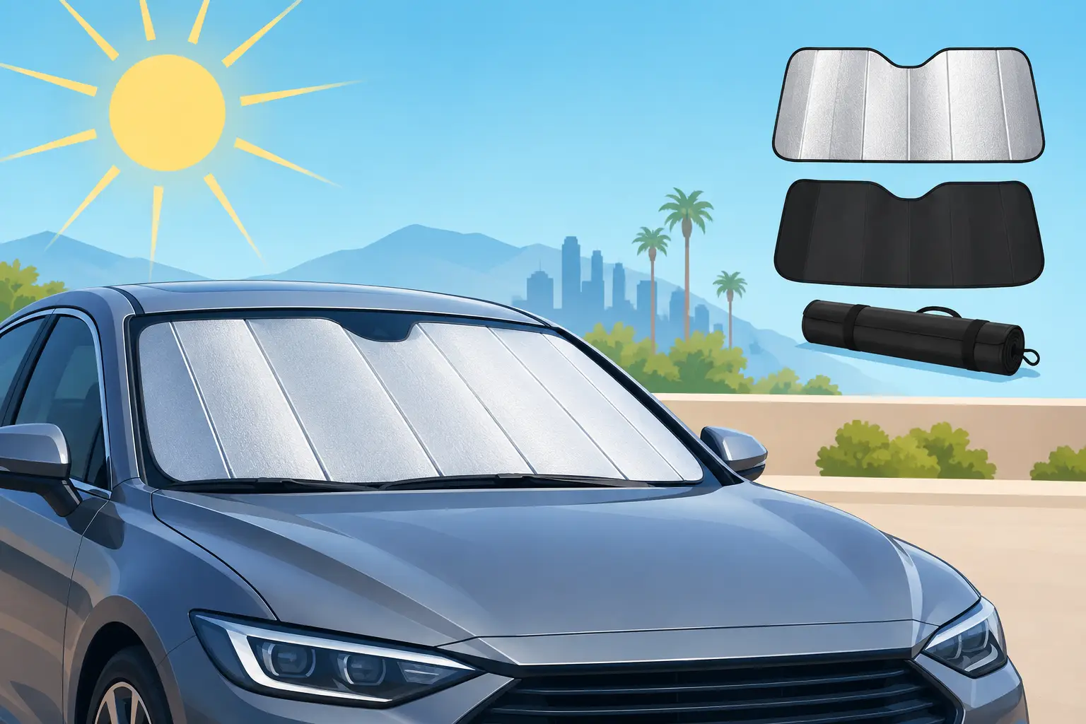 Best Windshield Sun Shades for Hot US Cars