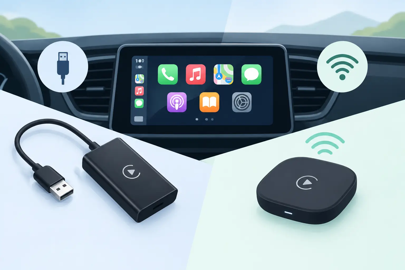 Wired vs Wireless CarPlay Adapters Compared